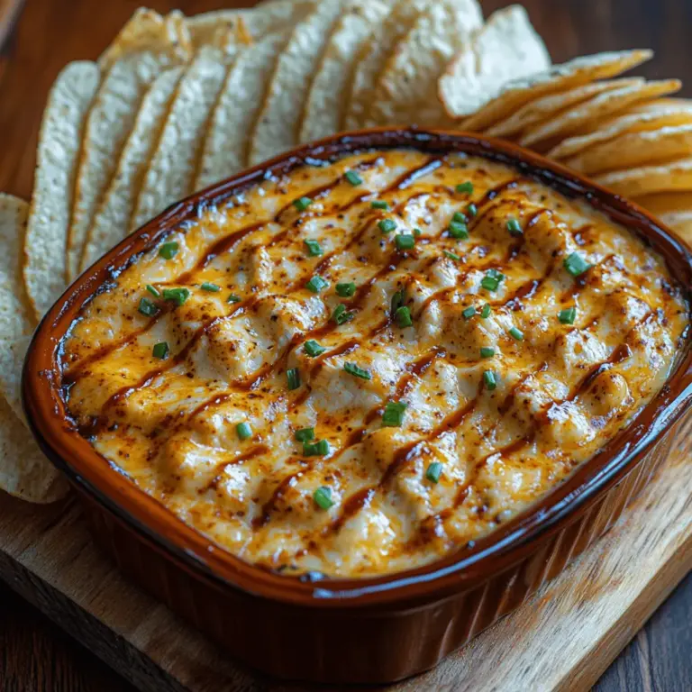 When it comes to gatherings, parties, or even a cozy family night in, few things can rival the joy and excitement of a well-prepared dip. Dips are the unsung heroes of social eating, effortlessly bringing people together around a table, encouraging mingling, and transforming any casual get-together into a festive occasion. Among the myriad of dip options available, the Smoky & Spicy Barbecue Chicken Dip stands out as a must-try recipe for anyone looking to elevate their appetizer game.