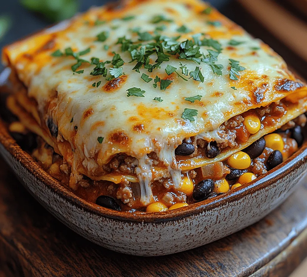 Imagine a dish that combines the hearty comfort of lasagna with the vibrant flavors of Mexican cuisine. Enter the Mexican Lasagna Fiesta—a culinary masterpiece that brings together layers of corn tortillas, seasoned protein, beans, corn, and a melty cheese blend, all topped off with zesty salsa. This innovative twist on a classic favorite is not only delicious but also versatile, making it a perfect choice for family gatherings, potlucks, or an easy weeknight dinner.