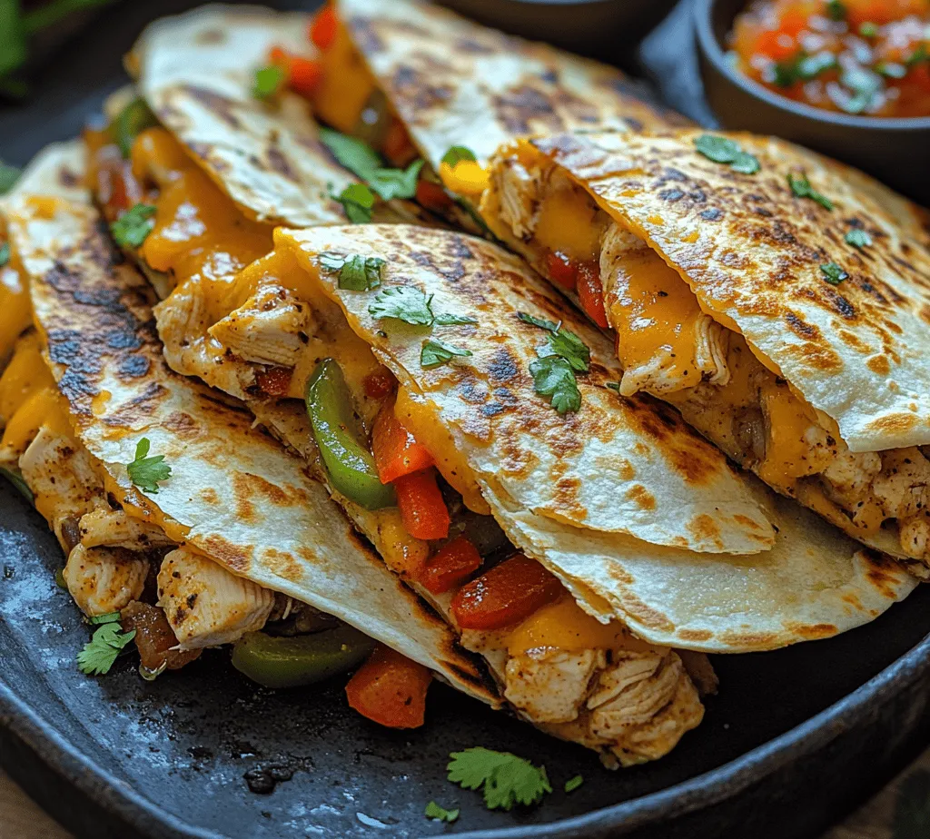 To create the best Sizzling Chicken Fajita Quesadillas, it’s essential to understand the importance of each ingredient. This knowledge not only enhances your cooking skills but also helps in achieving the optimal flavor and texture for your dish.