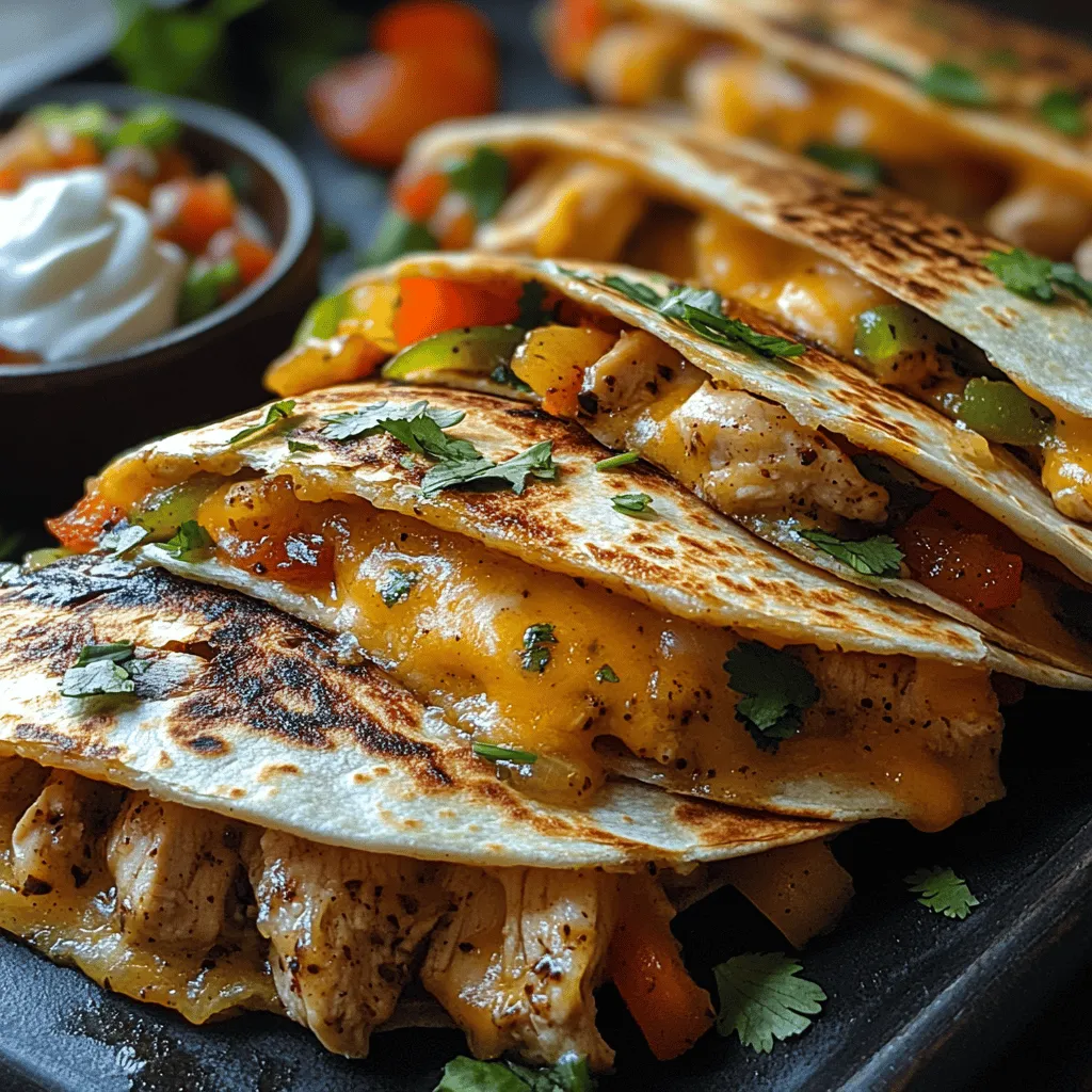 To create the best Sizzling Chicken Fajita Quesadillas, it’s essential to understand the importance of each ingredient. This knowledge not only enhances your cooking skills but also helps in achieving the optimal flavor and texture for your dish.