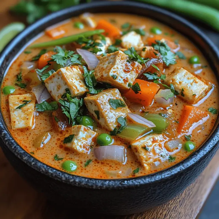 If you’re in search of a dish that encapsulates warmth, flavor, and a hint of adventure, look no further than Spicy Thai Coconut Curry Soup. This vibrant dish is a staple in Thai cuisine, celebrated for its harmonious blend of spices and creamy coconut milk. With each spoonful, you are greeted by a delightful medley of flavors, making it not only a satisfying meal but also a comforting experience that warms the soul.