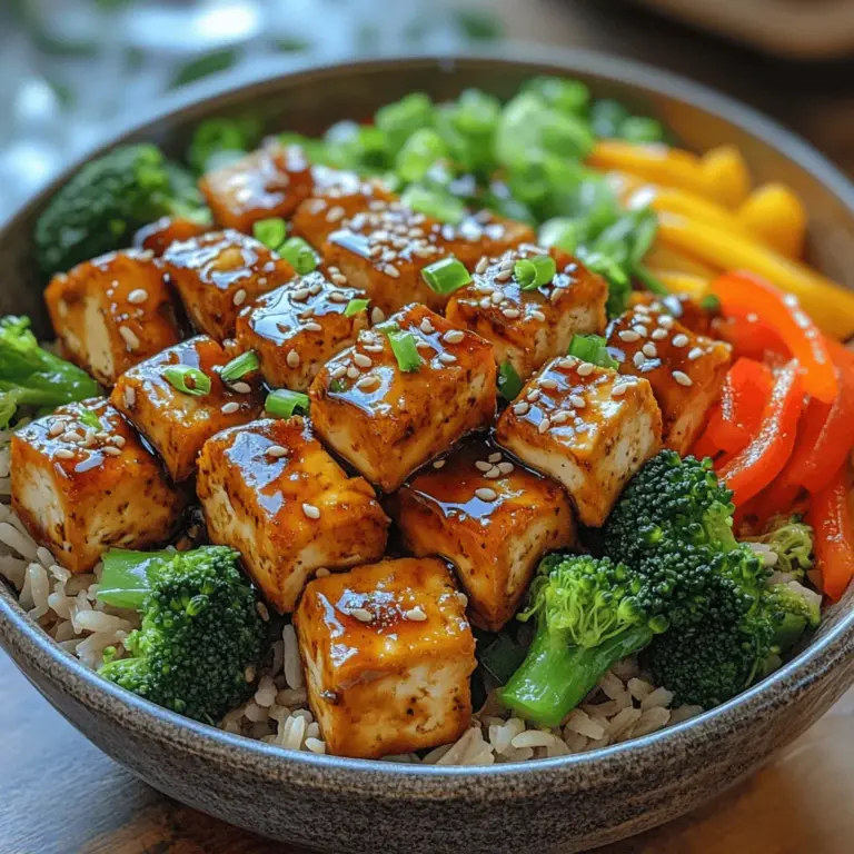 At the heart of Teriyaki Tofu Delight lies tofu, often hailed as a superfood for its impressive nutritional profile. Tofu is made from soybeans and is an excellent source of protein, making it a staple in many vegetarian and vegan diets. A 100-gram serving of firm tofu contains approximately 8 grams of protein, making it a fantastic alternative to meat. Additionally, tofu is low in calories and packed with essential amino acids, iron, and calcium, which are vital for overall health.