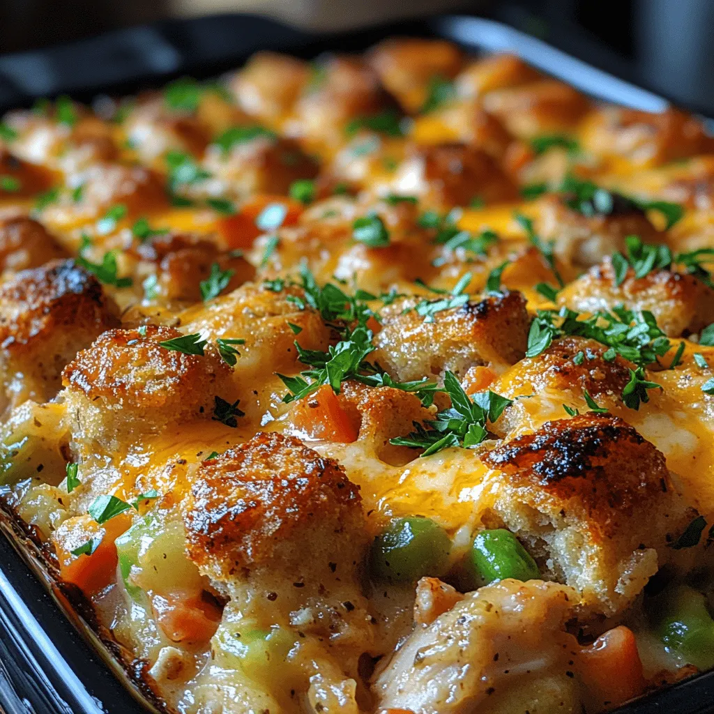 To create an unforgettable savory chicken stuffing casserole, it's essential to understand the role of each ingredient used in the recipe. Let’s take a closer look at the key components that come together to make this dish incredibly flavorful and satisfying.