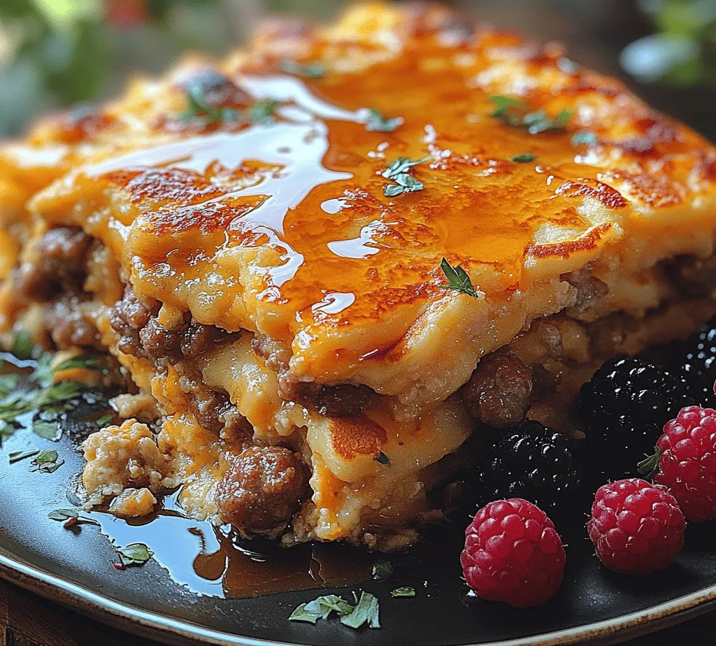 To create a remarkable Pancake Sausage Bake, it's crucial to understand the key ingredients and how they contribute to the dish's overall flavor and texture. Here’s a closer look at what goes into this delightful recipe.