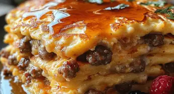 Pancake Sausage Bake: A Morning Delight