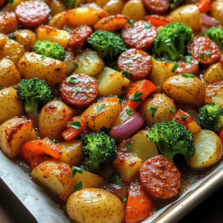 In the hustle and bustle of modern life, finding time to prepare nutritious meals can be a daunting task. This is where one-pan recipes come to the rescue, allowing you to whip up a delicious dinner without spending hours in the kitchen. One such recipe that stands out is Kielbasa Delight. This dish offers a perfect balance of savory flavors and wholesome ingredients, making it an ideal choice for both busy weeknights and leisurely weekend meals.