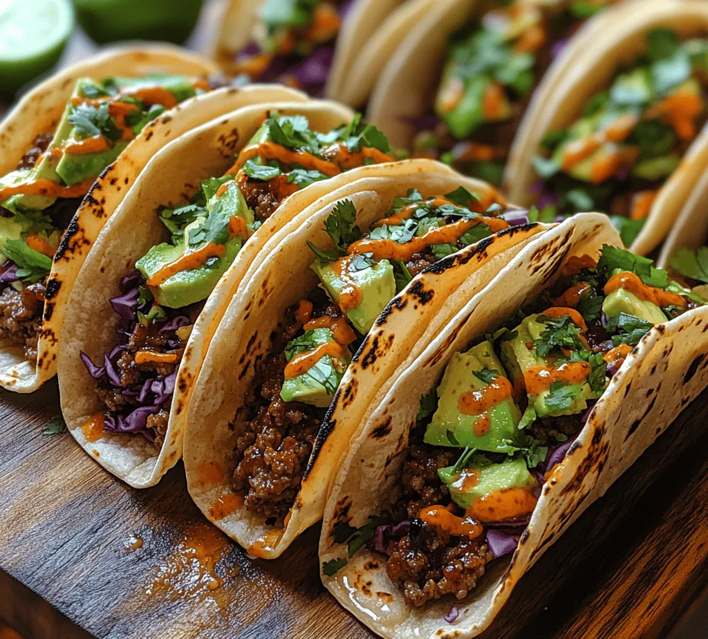 Creating Spicy Korean Beef Tacos begins with understanding the essential components that come together to create this delightful dish. Each ingredient plays a crucial role in building layers of flavor that are characteristic of Korean cuisine, while also complementing the traditional taco format. Let’s take a closer look at what you’ll need to craft these tacos.