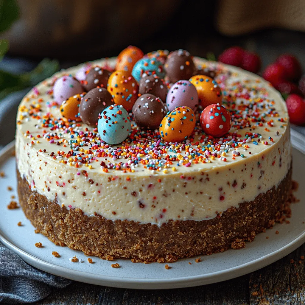 Easter is a time of renewal, joy, and celebration, bringing together families and friends to commemorate the arrival of spring. One of the most cherished traditions associated with this holiday is the preparation of festive desserts, which often become the centerpiece of holiday gatherings. Among these delightful treats, the Easter Egg Cheesecake stands out as a perfect blend of elegance and festivity. With its creamy texture, colorful presentation, and the playful incorporation of Easter-themed candies, this cheesecake not only satisfies your sweet tooth but also adds a touch of whimsy to your Easter festivities.