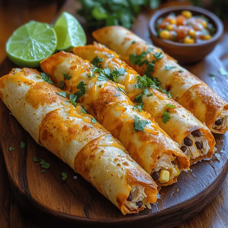 Taquitos, often referred to as "little tacos," are a beloved staple of Mexican cuisine that have captured the hearts and appetites of food enthusiasts around the world. Traditionally made by rolling tortillas around a filling, taquitos are typically deep-fried to achieve that satisfying crunch. However, as health-conscious cooking becomes increasingly popular, oven-baked variations have emerged as a delightful alternative. This method not only reduces the amount of oil used but also retains the delightful crispiness that makes taquitos so enjoyable.