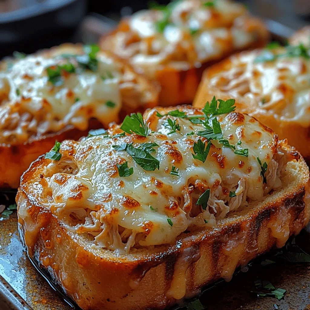 Imagine biting into a warm, golden sandwich with a crispy exterior and a mouthwatering, cheesy interior that bursts with flavor. The Cheesy Chicken Garlic Bread Sandwich is a delightful fusion of these elements, combining savory chicken, rich cheeses, and aromatic garlic bread into one irresistible meal. This recipe captures the essence of comfort food, making it ideal for casual family dinners or lively gatherings with friends.