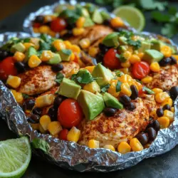 In recent years, foil packet meals have surged in popularity among home cooks and outdoor enthusiasts alike. These meals not only pack a punch in flavor but also offer a unique cooking method that simplifies meal preparation and cleanup. Foil packets are particularly appealing for their convenience, making them an excellent choice for busy weeknights, family gatherings, or even camping trips. Among the myriad of options available, the Santa Fe Chicken Foil Packets stand out as a delicious and vibrant meal that embodies the spirit of Southwestern cooking.