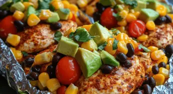 Delicious and Easy Santa Fe Chicken Foil Packets: A Perfect Meal for Any Occasion