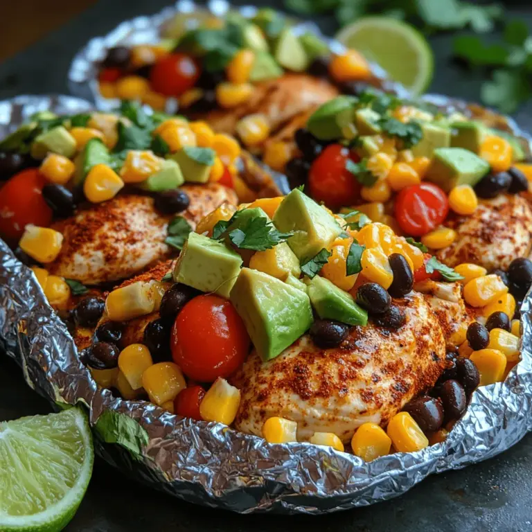 In recent years, foil packet meals have surged in popularity among home cooks and outdoor enthusiasts alike. These meals not only pack a punch in flavor but also offer a unique cooking method that simplifies meal preparation and cleanup. Foil packets are particularly appealing for their convenience, making them an excellent choice for busy weeknights, family gatherings, or even camping trips. Among the myriad of options available, the Santa Fe Chicken Foil Packets stand out as a delicious and vibrant meal that embodies the spirit of Southwestern cooking.