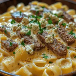 Steak Gorgonzola Alfredo is a rich and indulgent pasta dish that elevates your dining experience from ordinary to extraordinary. Imagine a plate of perfectly cooked fettuccine, enveloped in a luxuriously creamy Alfredo sauce, topped with tender slices of steak and the bold flavor of Gorgonzola cheese. This dish is not just a meal; it's a celebration of flavors and textures that come together in a delightful harmony.
