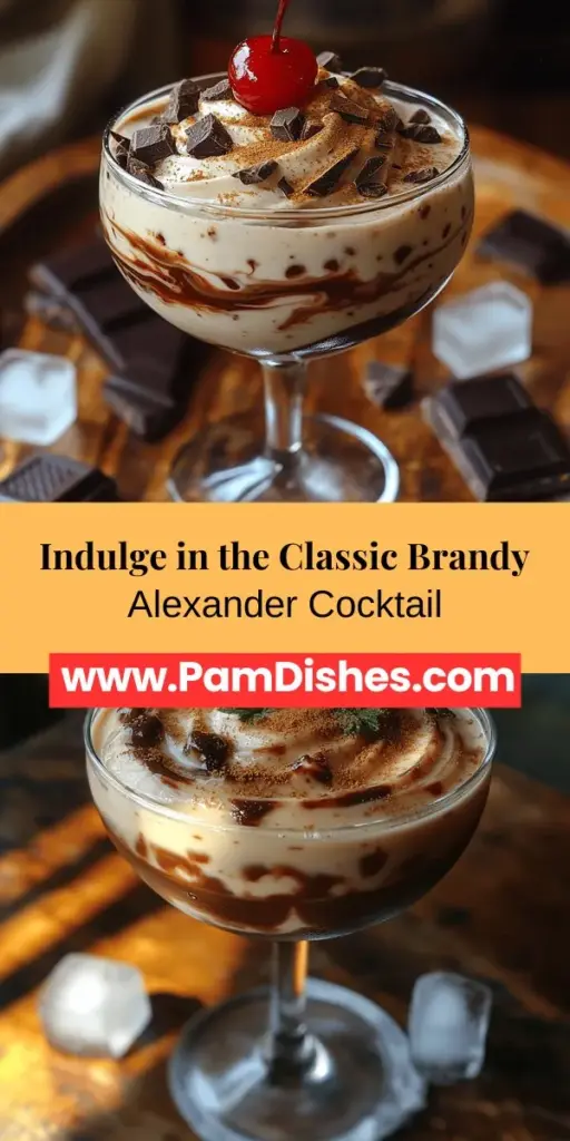 Explore the timeless elegance of the Brandy Alexander, a classic cocktail that beautifully blends the warmth of brandy with the indulgent flavors of dark crème de cacao and heavy cream. This rich and creamy drink has a fascinating history dating back to the early 20th century and continues to impress cocktail lovers today. Discover how to craft the perfect Brandy Alexander with our comprehensive guide, including ingredients, preparation tips, and creative variations to enjoy. Whether it's for a special occasion or a cozy night in, this cocktail will surely elevate your experience.