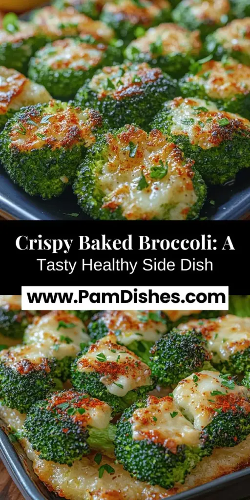 Discover the joy of healthy eating with Crispy Baked Broccoli Delight, a flavorful and nutritious side dish that’s as easy to make as it is delicious. Packed with vitamins, minerals, and antioxidants, this vibrant green vegetable brings a delightful crunch to your table. Whether you're serving it alongside your favorite protein, tossing it in a salad, or enjoying it as a snack, this dish is sure to satisfy your cravings while promoting your well-being. Perfect for any meal, it’s time to embrace the versatility and health benefits of broccoli in a way that’s anything but boring!