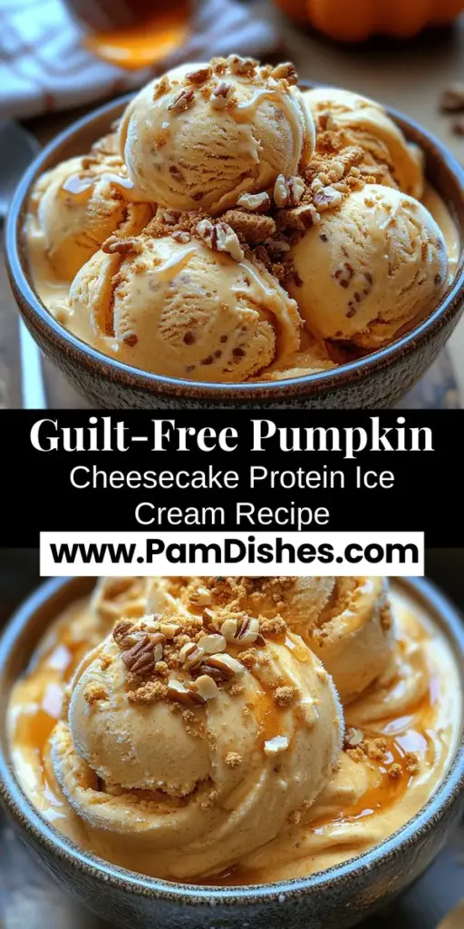 Indulge in the flavors of fall with Pumpkin Cheesecake Protein Ice Cream, a guilt-free treat that marries creamy pumpkin cheesecake with protein-rich ingredients. This delightful dessert is packed with nutrients, making it a satisfying option for health-conscious individuals. With simple preparation steps, you'll enjoy the rich taste of pumpkin and spices, all while nourishing your body. Perfect for gatherings or a cozy night in, this ice cream will satisfy your sweet tooth without the extra calories. Treat yourself to a delicious culinary experience this season!