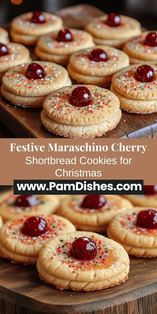 Celebrate the holiday season by baking Christmas Maraschino Cherry Shortbread Cookies! These delightful treats offer a buttery texture with sweet, tangy cherries that make them irresistible. Perfect for festive gatherings or cozy evenings with hot cocoa, this easy recipe guides you through every step. From the creaming technique to shaping and decorating, create a memorable holiday experience filled with joy, warmth, and delicious flavors that everyone will love.