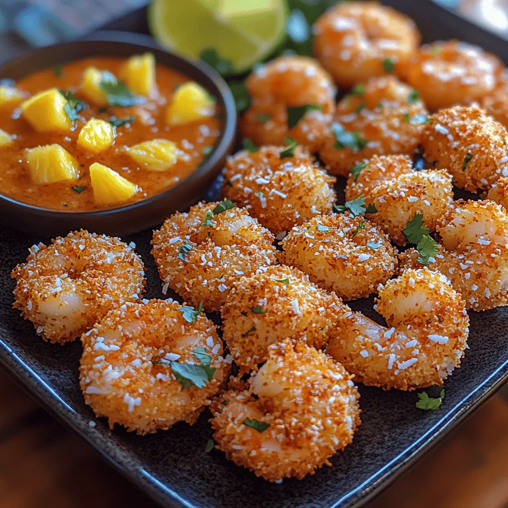 Coconut crusted shrimp with pineapple sauce is a delightful dish that captures the essence of tropical flavors in every bite. This recipe combines the crunchy texture of golden-brown coconut shrimp with the sweet and tangy notes of pineapple sauce, creating a mouthwatering experience that excites the palate. Whether served as an appetizer, a main course, or a party dish, this culinary creation is not only visually appealing but also offers a harmonious balance of flavors that resonates with seafood enthusiasts and casual diners alike.