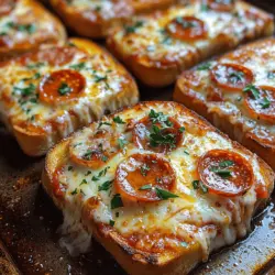 To craft the perfect Garlic Bliss Pizza Toast, it’s essential to understand the magic of its components. Each ingredient plays a crucial role in bringing this dish to life, ensuring that every bite is a harmonious blend of flavors and textures.