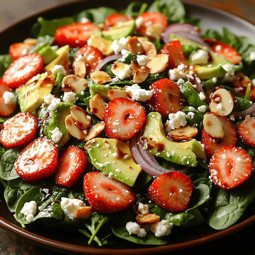 To truly appreciate the Sweet & Savory Strawberry Spinach Salad, it’s essential to dive into its individual components. Each ingredient plays a crucial role in enhancing the overall flavor profile while also offering nutritional benefits that can support a healthy lifestyle.