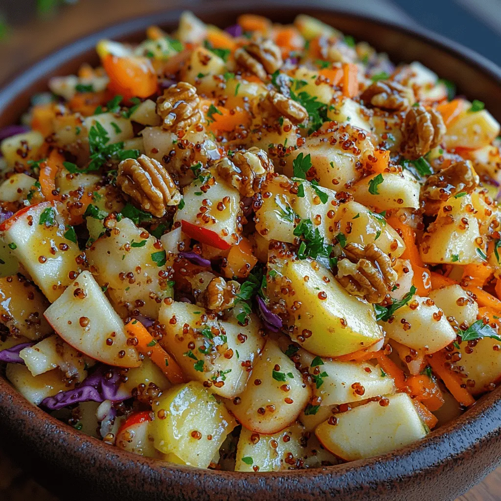 Crunchy Apple Slaw Delight is not just a salad; it’s a celebration of fresh, vibrant flavors and textures that can elevate any meal. This delightful dish combines crisp apples, crunchy cabbage, and a medley of colorful vegetables, creating a symphony of taste that excites the palate. Whether served as a refreshing side dish at barbecues, a topping for tacos, or a light lunch option, this slaw is as versatile as it is delicious.