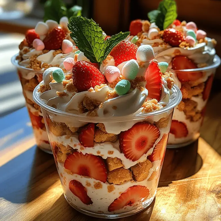 Welcome to the world of Fluff-tastic Strawberry Shortcake Delight—a dessert that perfectly embodies the essence of summer and the joy of indulging in a sweet, creamy treat. This delightful concoction brings together the freshness of ripe strawberries, the richness of cream cheese, and the airy lightness of whipped cream, resulting in a dessert that is not only visually appealing but also a symphony of flavors and textures.