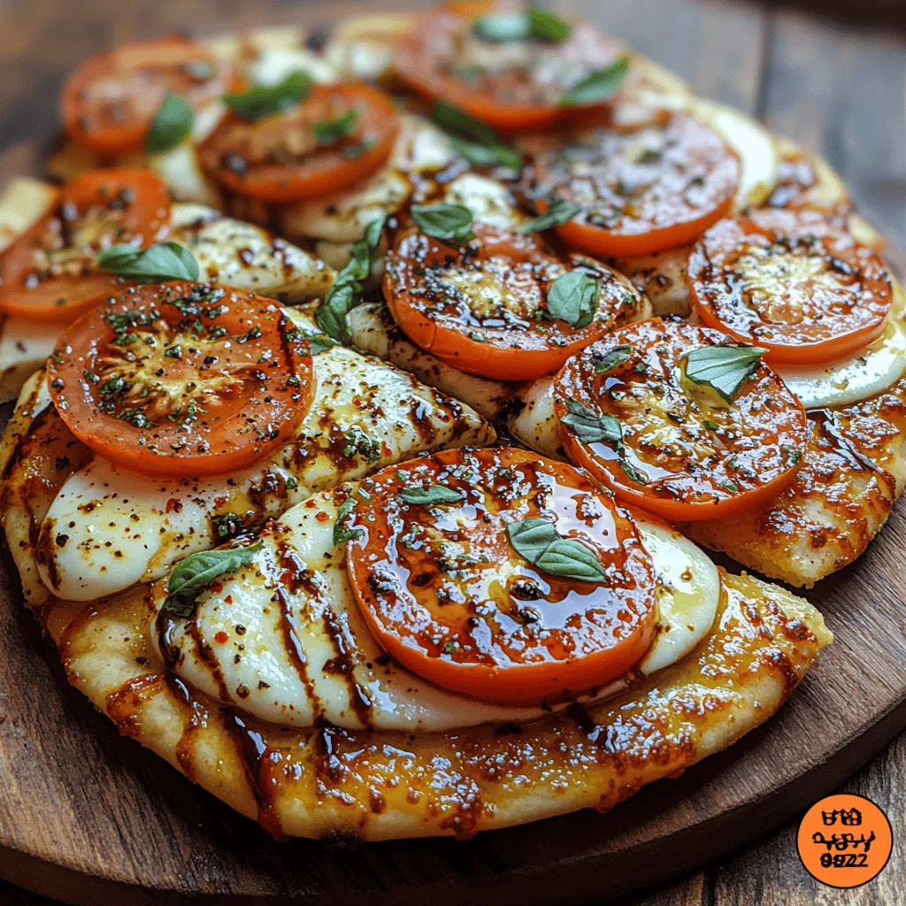 Caprese Flatbread Pizza is a delightful culinary creation that marries the classic Italian Caprese salad with the comforting charm of pizza. This dish is celebrated for its simplicity and vibrant flavors, making it an ideal choice for any occasion. Whether you’re hosting a casual get-together, looking for a quick snack, or preparing a light meal, Caprese Flatbread Pizza is versatile enough to shine as an appetizer, snack, or even a main course. The marriage of fresh mozzarella, juicy tomatoes, and fragrant basil delivers a perfect balance of flavors that will tantalize your taste buds and leave guests asking for seconds.