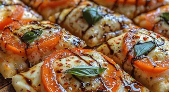 Caprese Flatbread Pizza Delight: A Flavorful Fusion of Freshness