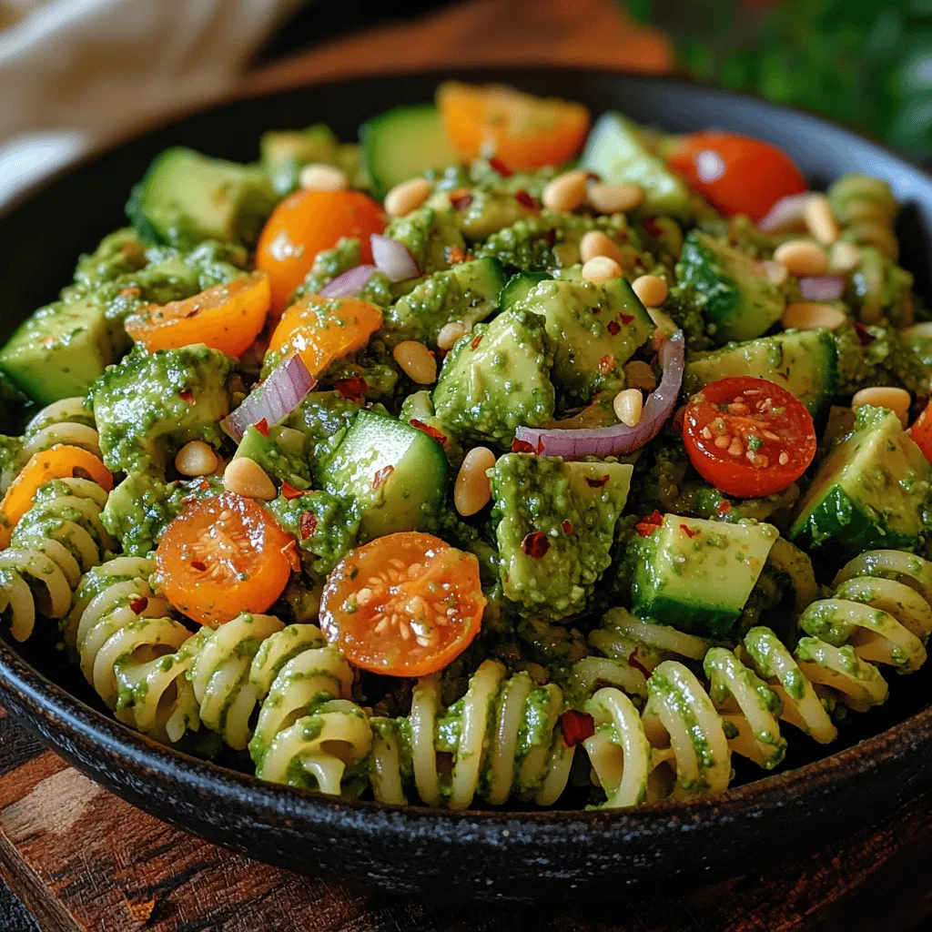 To truly appreciate the Avocado Pesto Pasta Salad, it's important to understand the key ingredients that contribute to its unique taste and texture.