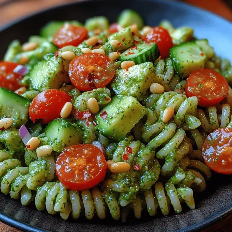 To truly appreciate the Avocado Pesto Pasta Salad, it's important to understand the key ingredients that contribute to its unique taste and texture.