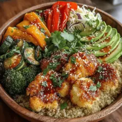 In recent years, Buddha bowls have gained immense popularity among health enthusiasts and food lovers alike. These vibrant, nourishing meals are not only visually appealing but also packed with essential nutrients, making them an ideal choice for those looking to maintain a balanced diet. A Buddha bowl typically features a variety of ingredients, including grains, proteins, and an assortment of vegetables, all artfully arranged in a single bowl. One standout version of this dish is the Sweet Chili Roasted Veggie Buddha Bowl, which combines a medley of roasted vegetables with a delightful sweet chili sauce, creating a colorful and nutritious option that tantalizes the taste buds.