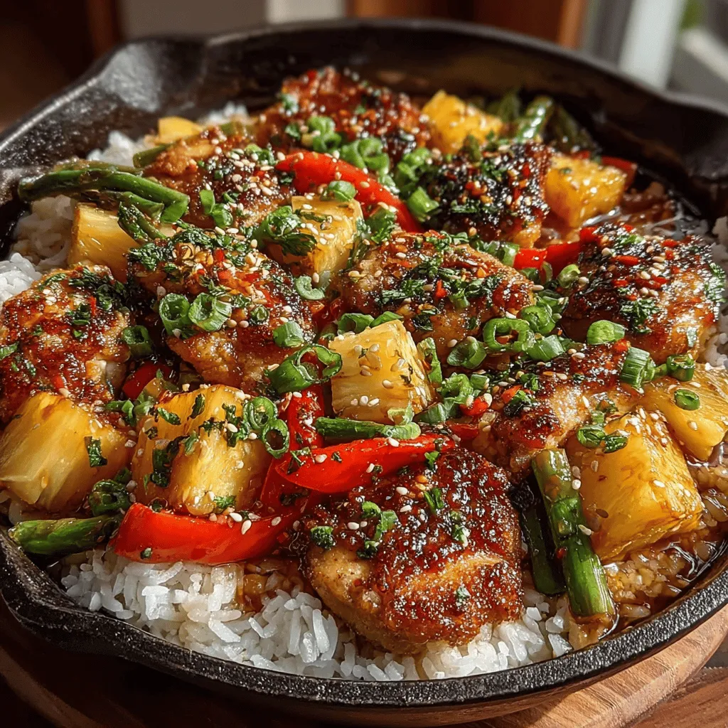 Exploring the components of the Sticky Pineapple Teriyaki Chicken Skillet offers insight into the dish's flavor and nutritional profile.
