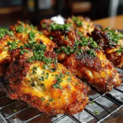 Chicken wings have taken the culinary world by storm, becoming an indispensable part of gatherings, parties, and casual dinners alike. Their crispy exterior and juicy interior make them a beloved choice for many, whether enjoyed as an appetizer or the main attraction. Among the multitude of wing recipes, Crispy Baked Ranch Chicken Wings stand out not only for their delightful flavor but also for their healthier preparation method. By opting to bake rather than fry, you can enjoy that satisfying crunch while significantly reducing the amount of oil and calories typically associated with traditional wing recipes.