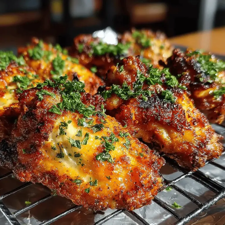 Chicken wings have taken the culinary world by storm, becoming an indispensable part of gatherings, parties, and casual dinners alike. Their crispy exterior and juicy interior make them a beloved choice for many, whether enjoyed as an appetizer or the main attraction. Among the multitude of wing recipes, Crispy Baked Ranch Chicken Wings stand out not only for their delightful flavor but also for their healthier preparation method. By opting to bake rather than fry, you can enjoy that satisfying crunch while significantly reducing the amount of oil and calories typically associated with traditional wing recipes.