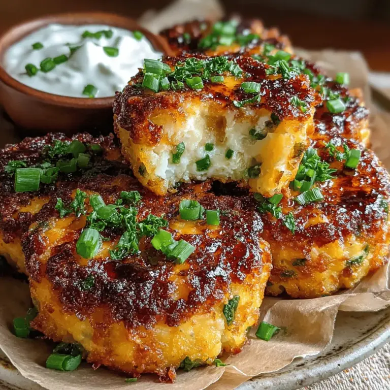 Leftover mashed potatoes are a common sight in many households, often left to languish in the fridge after a family dinner or holiday feast. However, instead of letting them go to waste, why not transform these humble leftovers into something extraordinary? Enter Zesty Cheddar Jalapeño Mashed Potato Cakes—a delightful fusion of flavors that not only reinvents your mashed potatoes but also elevates them into crispy, golden-brown cakes bursting with savory goodness. These cakes are perfect for various occasions, whether you’re looking for a casual snack, a quick side dish, or a standout appetizer for your next gathering.
