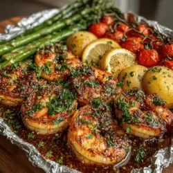 Foil packet meals have become a popular cooking method in recent years, and for good reason. They offer a unique blend of convenience, flavor, and minimal cleanup, making them an appealing option for busy weeknights or casual gatherings. One standout recipe that embodies all these qualities is the Easy Garlic Butter Shrimp Foil Packets. This dish not only showcases succulent shrimp but also incorporates vibrant vegetables that elevate the overall dining experience.