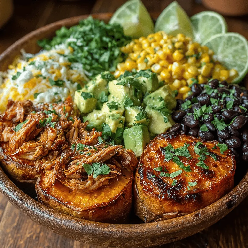 BBQ Chicken Sweet Potato Bowls are not just a meal; they are an experience that combines an array of flavors and textures, making them a favorite among health-conscious eaters. The dish harmonizes the smoky sweetness of barbecued chicken with the earthy richness of roasted sweet potatoes, creating a colorful and satisfying bowl that is as visually appealing as it is delicious. Ideal for a quick weeknight dinner or a nutritious meal prep option, this recipe is packed with protein, fiber, and vibrant ingredients that will leave you feeling satisfied and nourished.