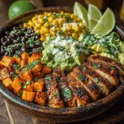 BBQ Chicken Sweet Potato Bowls are not just a meal; they are an experience that combines an array of flavors and textures, making them a favorite among health-conscious eaters. The dish harmonizes the smoky sweetness of barbecued chicken with the earthy richness of roasted sweet potatoes, creating a colorful and satisfying bowl that is as visually appealing as it is delicious. Ideal for a quick weeknight dinner or a nutritious meal prep option, this recipe is packed with protein, fiber, and vibrant ingredients that will leave you feeling satisfied and nourished.