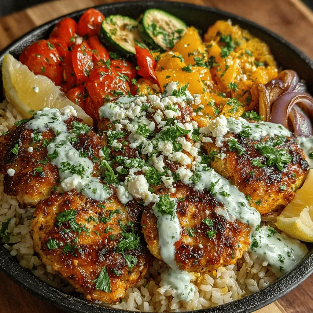 The Mediterranean diet is more than just a way of eating; it’s a lifestyle celebrated for its vibrant flavors, health benefits, and fresh ingredients. Among the multitude of dishes that define this culinary tradition, one standout recipe is the Sheet Pan Greek Chicken Bowl. This dish beautifully marries tender, marinated chicken thighs with an assortment of colorful vegetables, all roasted to perfection and accompanied by a refreshing tzatziki sauce. Not only does this meal offer a delightful burst of flavor, but it also provides a balanced combination of protein, healthy fats, and complex carbohydrates, making it an ideal choice for busy weeknights.