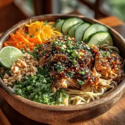 In the world of quick and easy meals, few dishes can compete with the delightful combination of flavors and textures found in Chilled Sesame Chicken Noodle Delight. This vibrant recipe brings together tender soba noodles, succulent shredded chicken, and a medley of fresh vegetables, all enveloped in a savory sesame sauce. Whether you're looking for a light lunch on a warm day or a nutritious dish for meal prep, this culinary creation is not only delicious but also packed with nutrients. In this article, we will explore the step-by-step preparation of this refreshing dish while delving into its health benefits, ingredient insights, and serving suggestions.