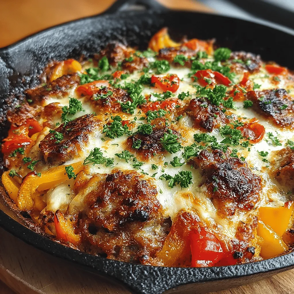 If you’re searching for a dish that combines simplicity with a burst of flavor, look no further than the Zesty Italian Sausage and Pepper Bake. This delightful recipe is a celebration of classic Italian flavors, bringing together savory sausage, vibrant bell peppers, and aromatic herbs in a single, comforting bake. It’s a dish that is not only appealing to the palate but also visually stunning, with its colorful assortment of ingredients. Whether you’re preparing a weeknight dinner, hosting a casual gathering, or simply craving a heartwarming meal, this recipe checks all the boxes.