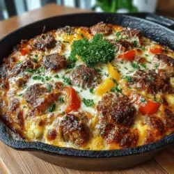 If you’re searching for a dish that combines simplicity with a burst of flavor, look no further than the Zesty Italian Sausage and Pepper Bake. This delightful recipe is a celebration of classic Italian flavors, bringing together savory sausage, vibrant bell peppers, and aromatic herbs in a single, comforting bake. It’s a dish that is not only appealing to the palate but also visually stunning, with its colorful assortment of ingredients. Whether you’re preparing a weeknight dinner, hosting a casual gathering, or simply craving a heartwarming meal, this recipe checks all the boxes.