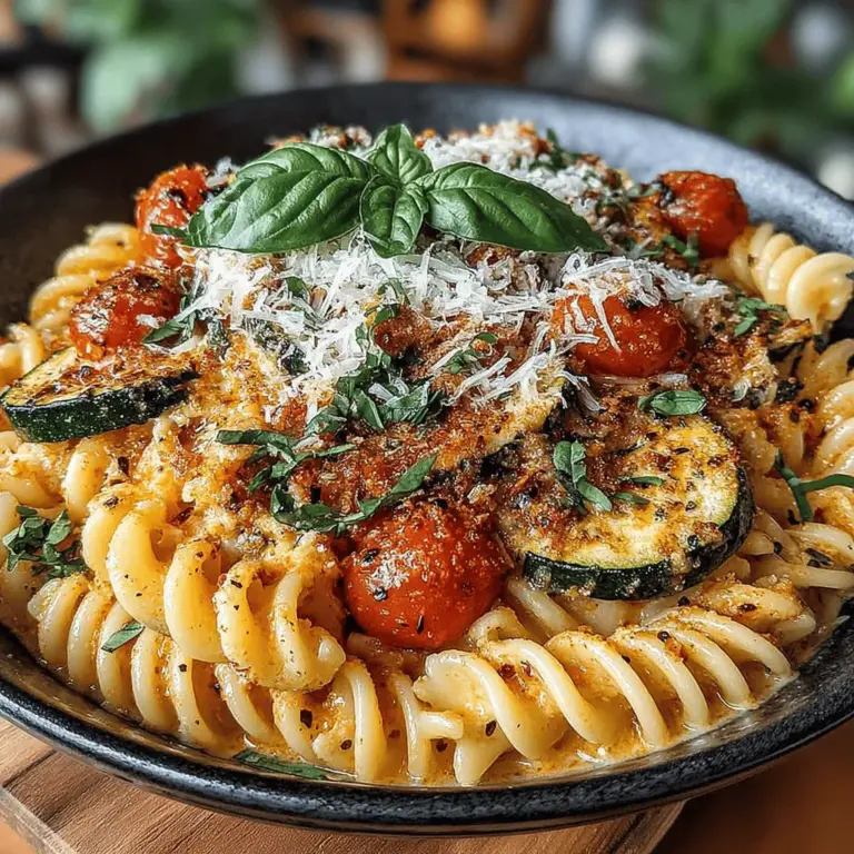 If you're searching for a dish that embodies comfort while also being light and fresh, look no further than creamy zucchini tomato pasta. This delectable recipe combines the rich, velvety texture of a creamy sauce with the vibrant flavors of fresh zucchini and juicy tomatoes, creating a symphony of taste that pleases both the palate and the heart. Whether served as a quick weeknight dinner or a delightful dish for a dinner party, this pasta is sure to impress.