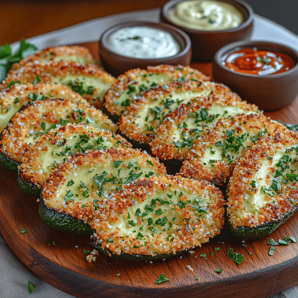 To create these crispy baked avocado fries, you’ll need the following ingredients: