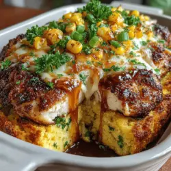 To truly appreciate the Honey Butter Glazed Cornbread Chicken Bake, it’s essential to understand the role of each key ingredient in this delicious dish. Each component contributes not only to the flavor but also to the overall texture and appeal.
