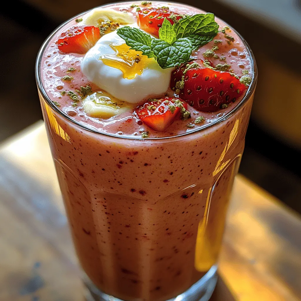 In the ever-evolving landscape of healthy eating, smoothies have carved out a significant niche. Not only are they delicious and satisfying, but they also serve as a versatile tool for incorporating essential nutrients into our diets. A well-crafted smoothie can be a powerhouse of vitamins, minerals, and antioxidants, making it an ideal choice for breakfast, a midday snack, or even a post-workout refreshment. Among the myriad of smoothie options available, the Strawberry Banana Bliss Smoothie stands out as a delightful and nutritious choice, offering a perfect balance of flavor and health benefits.
