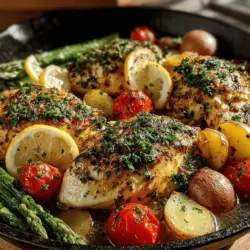 In today’s fast-paced world, finding time to prepare healthy meals can often feel like a daunting task. One-pan meals have emerged as a quintessential solution for busy lifestyles, offering a delightful way to create nutritious dishes with minimal effort. Among these culinary gems, the Zesty One-Pan Lemon Herb Chicken and Veggies stands out as a vibrant and flavorful option that marries convenience with mouthwatering taste.