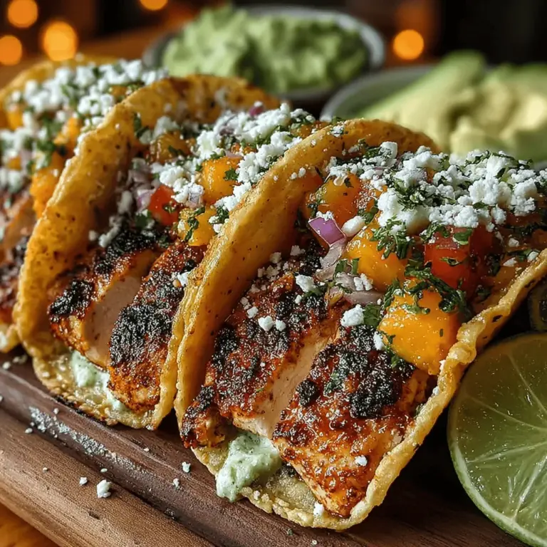 To create the perfect Peach Salsa Chicken Tacos, understanding the key ingredients is essential. The star of this dish is, of course, the chicken, specifically boneless, skinless chicken breasts. This cut is not only lean but also incredibly versatile, making it an excellent choice for marinating and grilling. Chicken breasts provide a blank canvas that absorbs flavors beautifully while remaining tender and juicy when cooked properly.