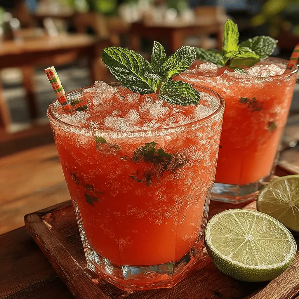 Watermelon is more than just a summer staple; it is a nutritional powerhouse. With a water content of over 90%, watermelon is exceptionally hydrating, making it an ideal choice for a refreshing slushie. It is low in calories and contains essential nutrients such as vitamins A and C, which are important for maintaining healthy skin and boosting immunity.